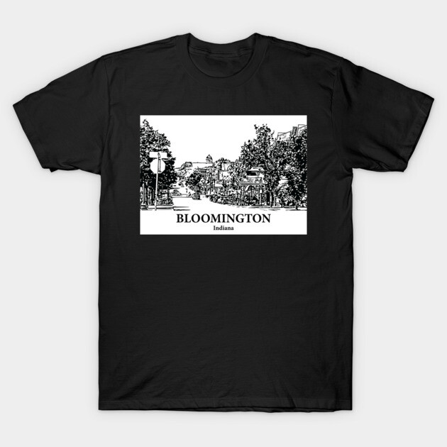 Bloomington - Indiana T-Shirt by Lakeric