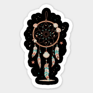 Ocean Spirit Dreamcatcher Sticker