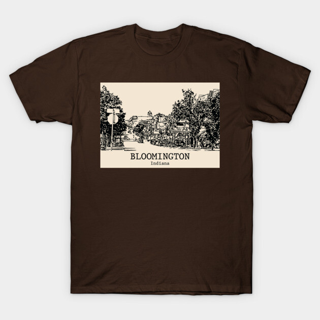 Bloomington - Indiana T-Shirt by Lakeric