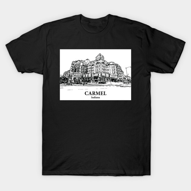 Carmel - Indiana T-Shirt by Lakeric
