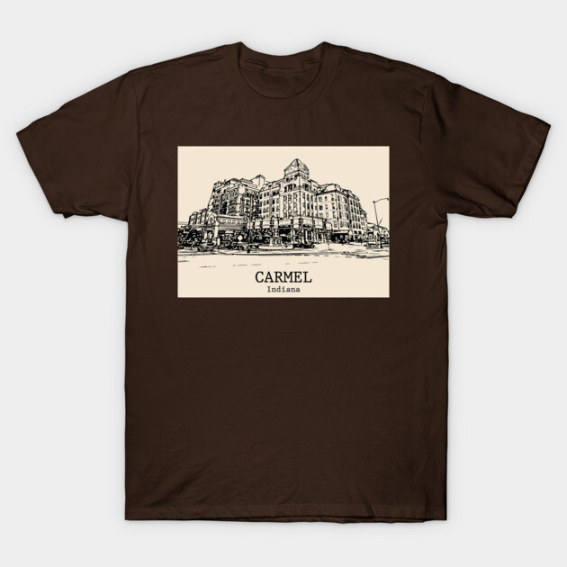 Carmel - Indiana T-Shirt by Lakeric