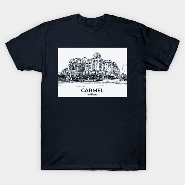 Carmel - Indiana T-Shirt by Lakeric