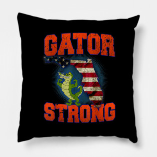 Gator Strong Florida State Gator Pillow