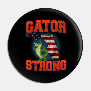 Gator Strong Florida State Gator Pin