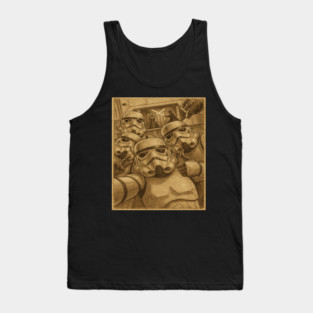 Vintage Stormtrooper Selfie During Epic Duel Tank Top