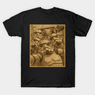 Vintage Stormtrooper Selfie During Epic Duel T-Shirt