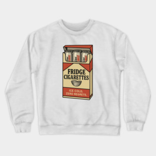 Fridge Cigarette Pack Crewneck Sweatshirt