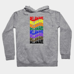 Delaware Proud (black lettering) Hoodie
