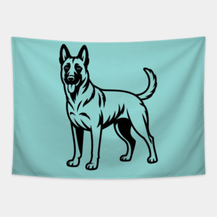 Belgian Malinois Tapestry