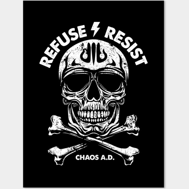 REFUSE RESIST Wall Art by artslaves