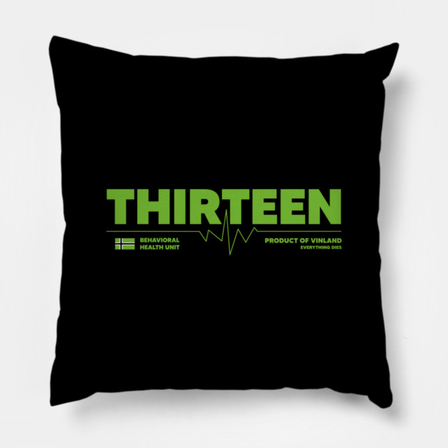THIRTEEN Pillow by artslaves
