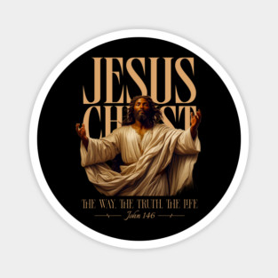 Jesus The Way Truth and Life Magnet