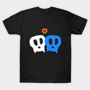 Vampire Skulls in love T-Shirt