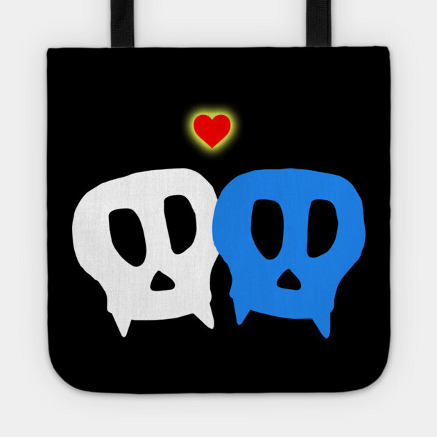 Vampire Skulls in love Tote by Margin's Store