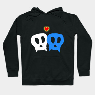 Vampire Skulls in love Hoodie