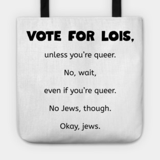 Vote for Lois - Family Guy Tote