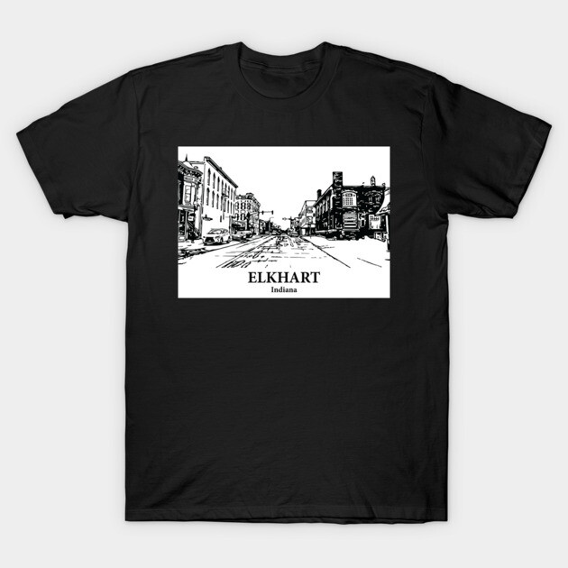 Elkhart - Indiana T-Shirt by Lakeric