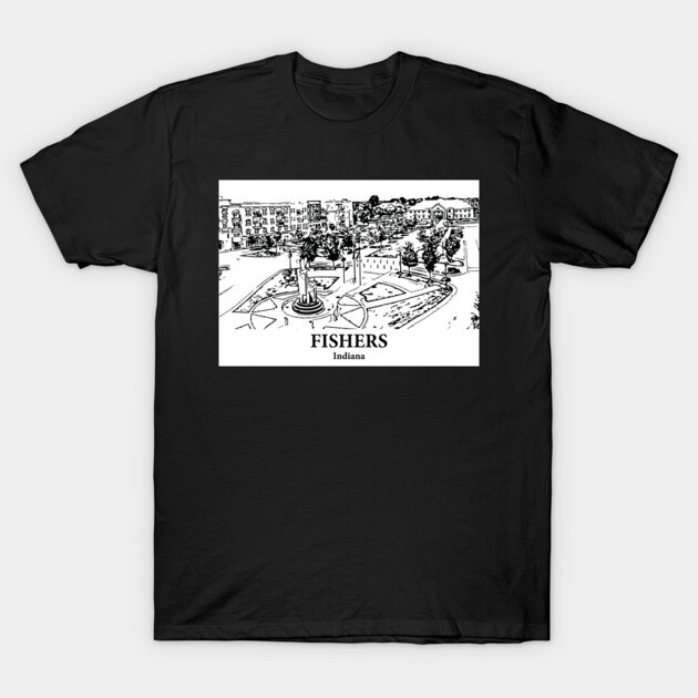 Fishers - Indiana T-Shirt by Lakeric