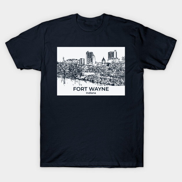 Fort Wayne - Indiana T-Shirt by Lakeric