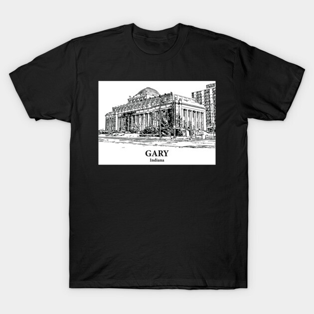Gary - Indiana T-Shirt by Lakeric