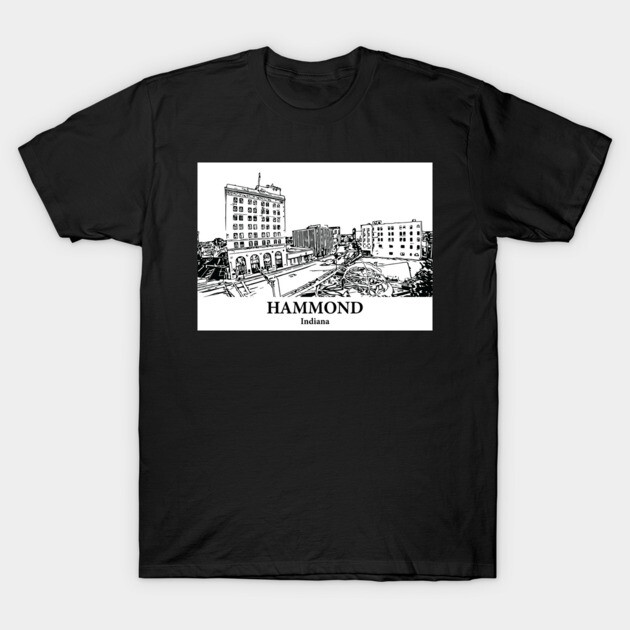 Hammond - Indiana T-Shirt by Lakeric