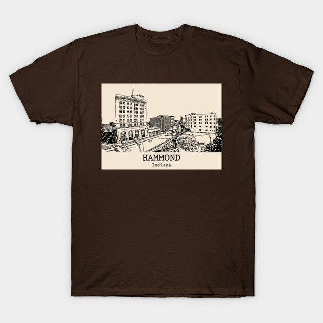 Hammond - Indiana T-Shirt by Lakeric
