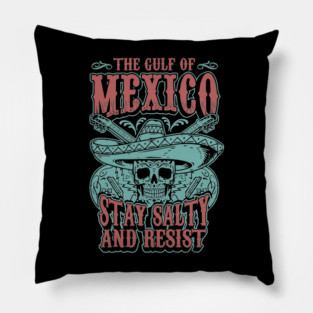 Political-Satire // The Gulf Of Mexico Pillow