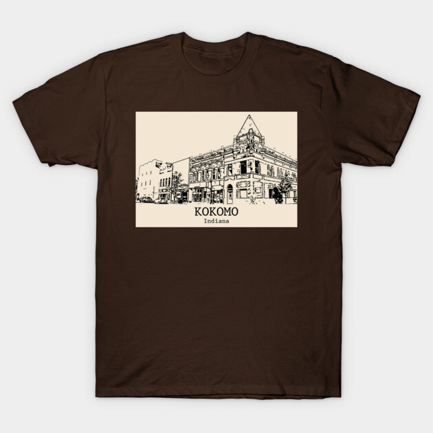 Kokomo - Indiana T-Shirt by Lakeric