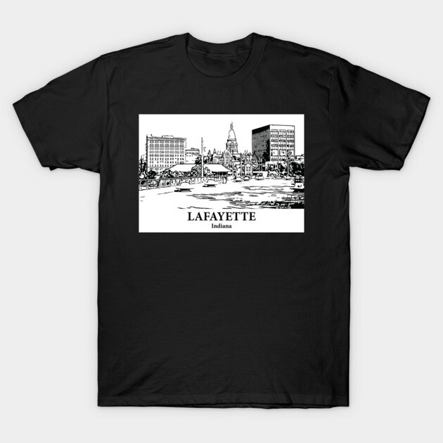 Lafayette - Indiana T-Shirt by Lakeric