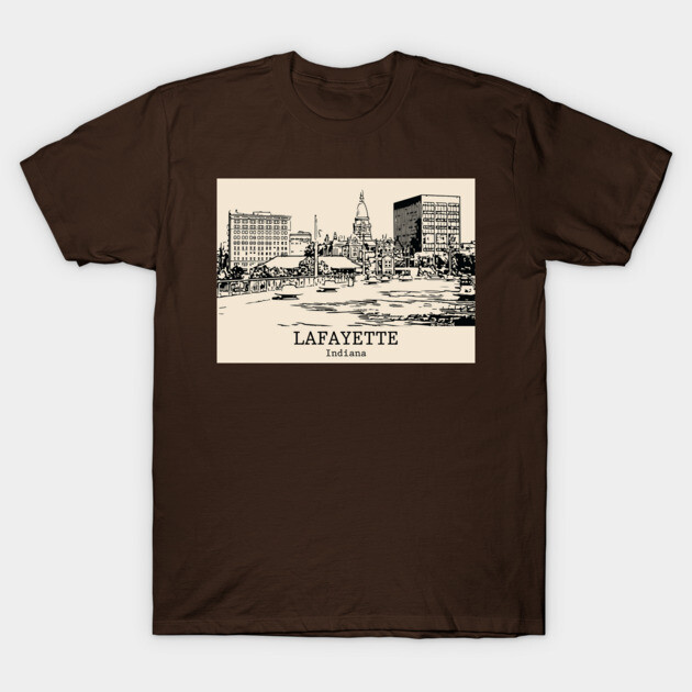 Lafayette - Indiana T-Shirt by Lakeric