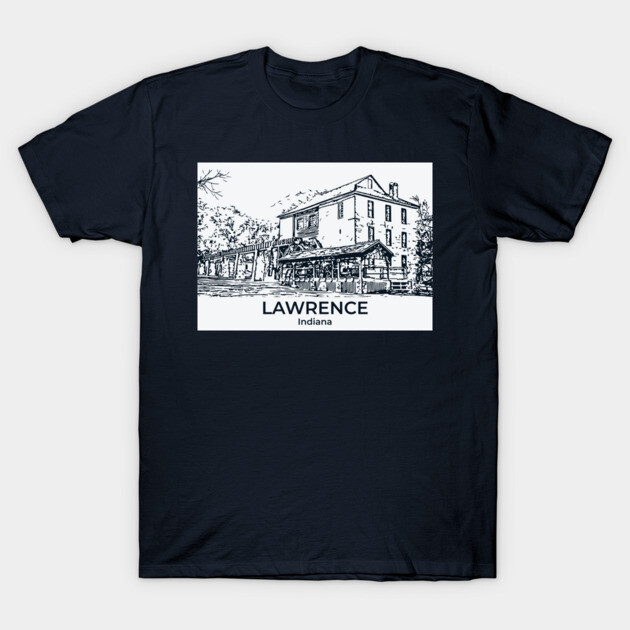 Lawrence - Indiana T-Shirt by Lakeric