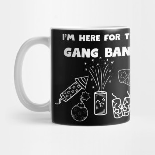 Here for the gangbang - Fireworks Mug
