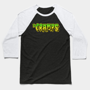 Vintage Band The Cramps Logo Baseball T-Shirt