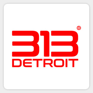 313 Detroit Sticker