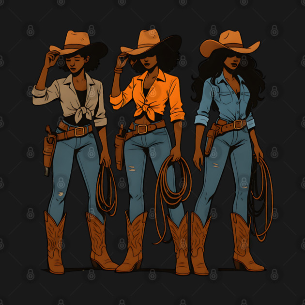 Balck Cowgirls, Black Girl Magic by UrbanLifeApparel