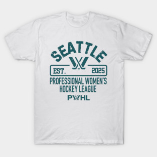 PWHL Seattle professional women's hockey league Established 2025 T-Shirt