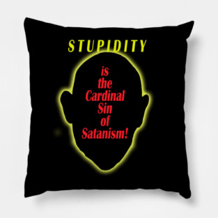 Teaching of Satanism Pillow