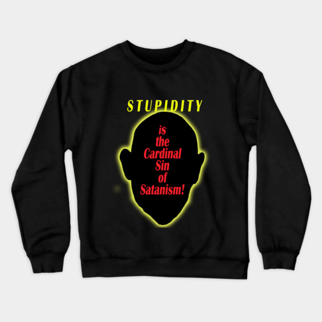 Teaching of Satanism Crewneck Sweatshirt by Margin's Store