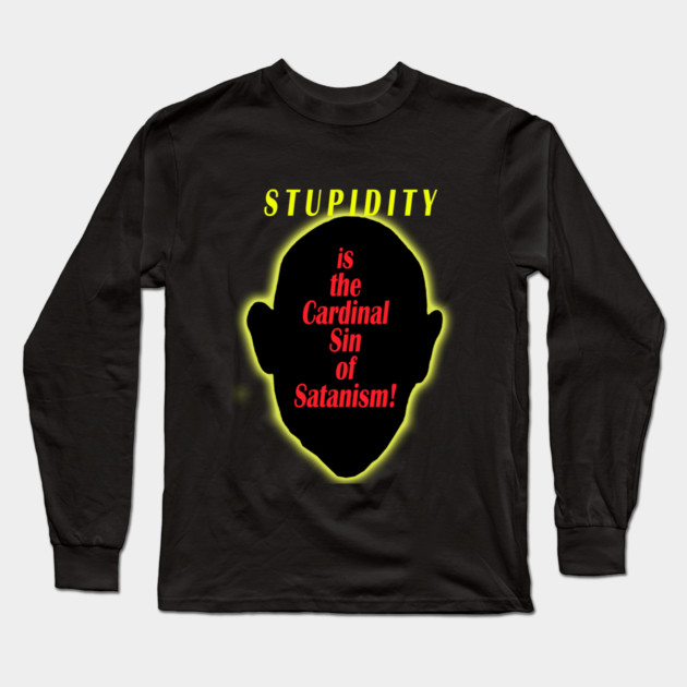 Teaching of Satanism Long Sleeve T-Shirt by Margin's Store