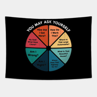 You May Ask Yourself Distressed (Vintage) Tapestry