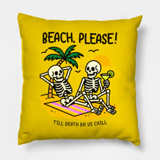 BEACH PLEASE Pillow