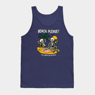 BEACH PLEASE Tank Top