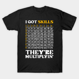 Math Teacher, Multiplying Math, Math Teaching, Funny Math, Math Teacher Lover, Math Skills T-Shirt
