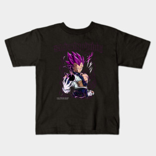 Pride-Fueled Power Surge | Galactic Prince in Battle Armor with Violet Energy Form and Unshakable Warrior Resolve Kids T-Shirt