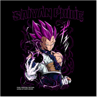 Pride-Fueled Power Surge | Galactic Prince in Battle Armor with Violet Energy Form and Unshakable Warrior Resolve Posters and Art