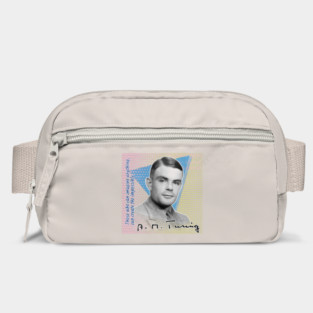 Alan Turing Quote T-Shirt – "Imagine Anything, Create the Impossible" | Colorful Philosopher Series Bag