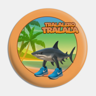 Tralalero Tralala T-Shirt – Absurd Brainrot Energy | Memecore Collection Pin