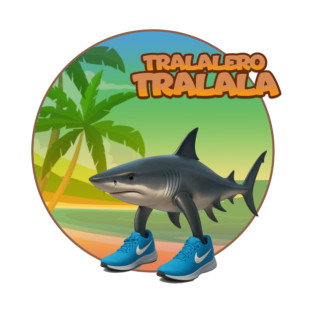 Tralalero Tralala T-Shirt – Absurd Brainrot Energy | Memecore Collection T-Shirt