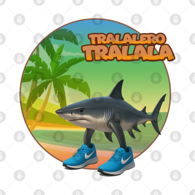 Tralalero Tralala T-Shirt – Absurd Brainrot Energy | Memecore Collection by Nerd Studios