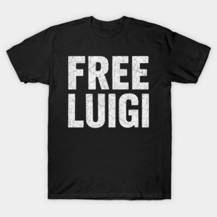 Free Luigi Funny Gamer Meme T-Shirt